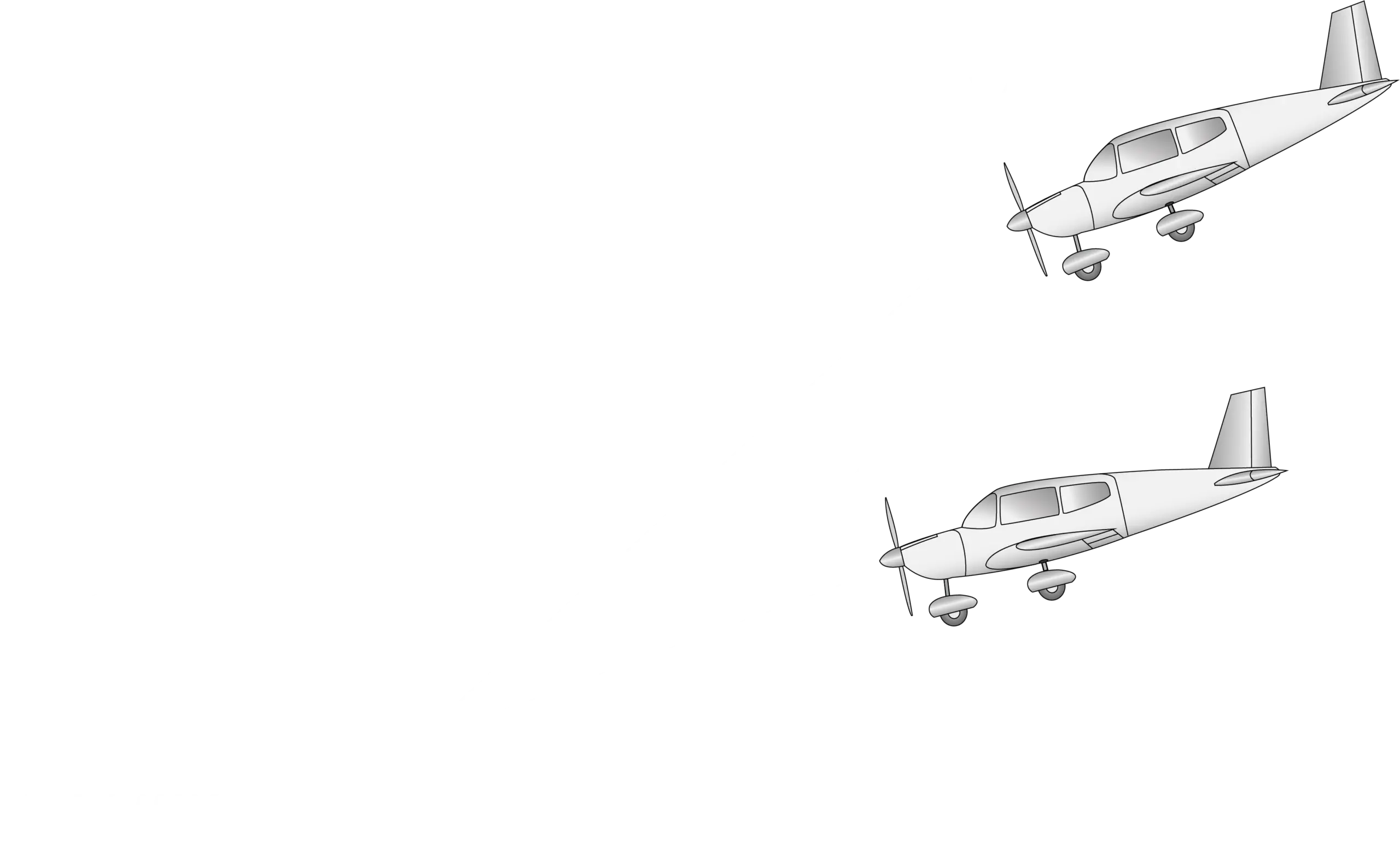Two aircraft approaching to land on the same runway, labelled X and Y, with X lower than Y